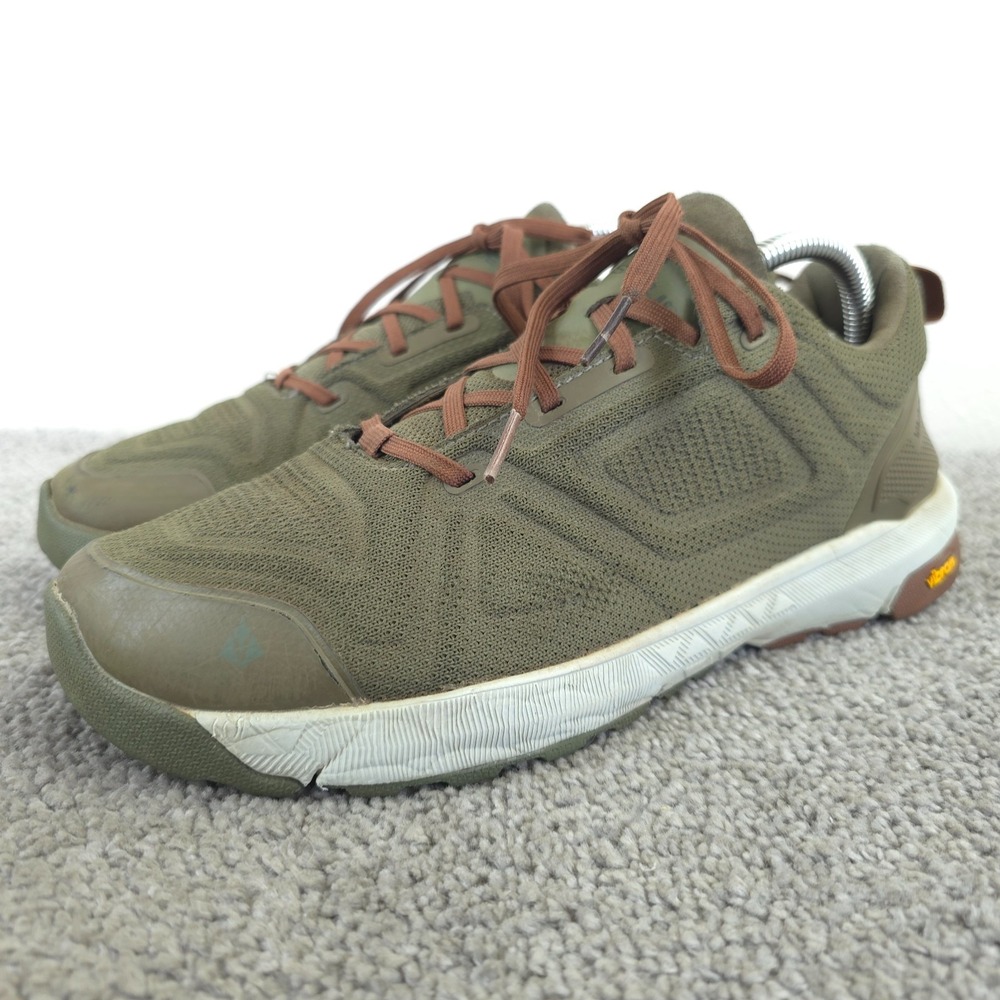 Vasque Satoru Trail LT Womens 10 Hiking Shoes Green Low Top Vibram 7991